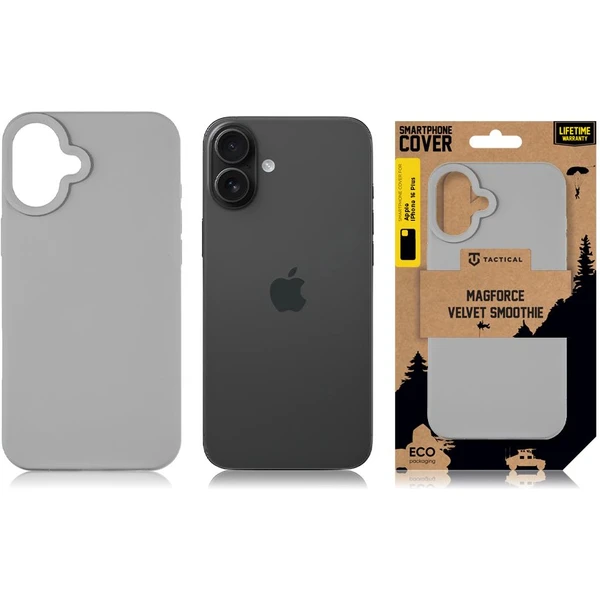 Tactical MagForce Velvet Smoothie Kryt pre Apple iPhone 16 Plus Foggy - Puzdra - Obrázok afda201ad3a24df2b3a986e8cb13ef30