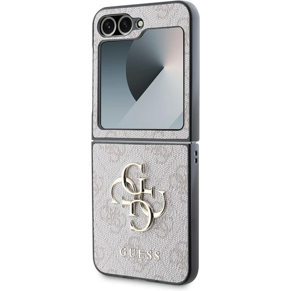 Guess PU 4G Metal Logo kryt Samsung Galaxy Z Flip 6 ružový - Puzdra - Obrázok afe9880a3ad848968e63659a3fa0f09d