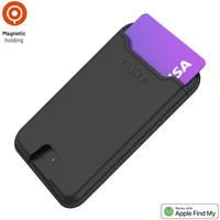 FIXED MagWallet MagSafe peňaženka s lokátorom a Find My, čierna - Peňaženky