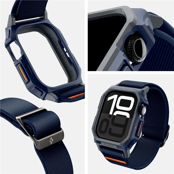 Spigen Lite Fit Pro remienok s krytom Apple Watch 10/11 (46mm) námorne modrý - Remienky - Obrázok aff66384ed5d4a618a8af7ca42b95c49