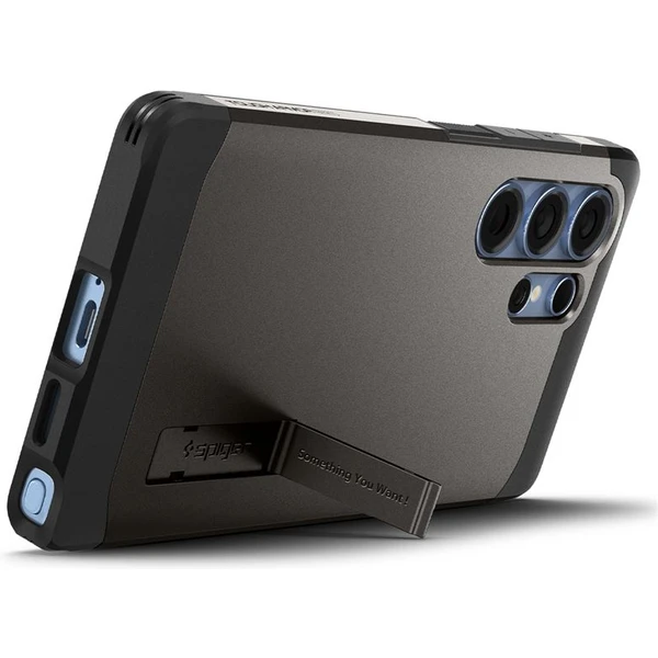 Spigen Tough Armor MagSafe kryt Samsung Galaxy S25 Ultra tmavo šedý - Puzdra - Obrázok aff728666bc94ab5852619502e24da74