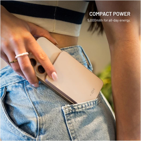 FIXED MagZen 5 Crystal MagSafe/Qi2 powerbanka, 5000mAh, čierna - Powerbanky - Obrázok b010d79d46e746f9814e7dfb1b4b9851