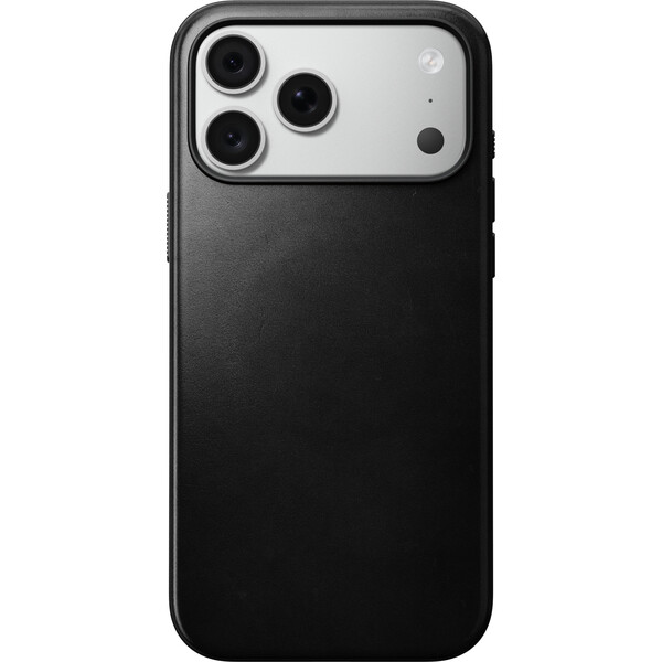 Nomad Modern Leather (Horween) MagSafe kožený kryt iPhone 17 Pro Max/18 Pro Max Black - Puzdra - Obrázok b0466ebb2e12453793acaff063b5b441