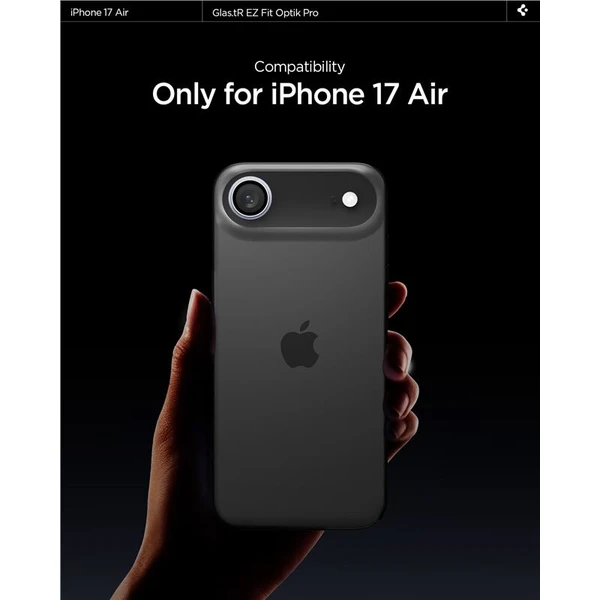 Spigen Glass TR EZ Fit Optik Pro skla iPhone Air gray (2 ks) - Ochranné fólie a sklo - Obrázok b067588d0d5c4f9ea65bf33e1e5f9559