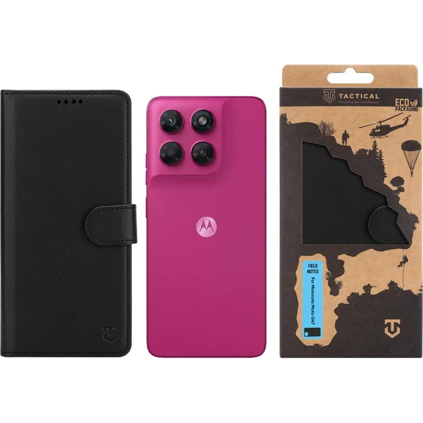 Tactical Field Notes pre Motorola Moto G47 Black - Puzdra - Obrázok b0a1ca5832a74db8a9d88248a78fdaaf