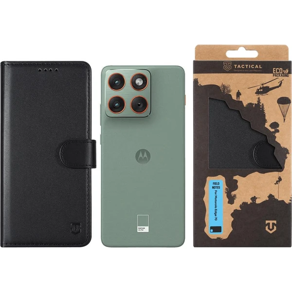 Tactical Field Notes púzdro Motorola Edge 70 čierne - Puzdra - Obrázok b0c78340b0f34be9a1ae69df9cde35f0