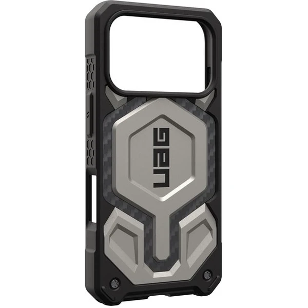 UAG Monarch Pro MagSafe Titanium kryt iPhone 17 Pro strieborný - Puzdra - Obrázok b0e9d40cb2a54d3ab563e1e59e889d6e