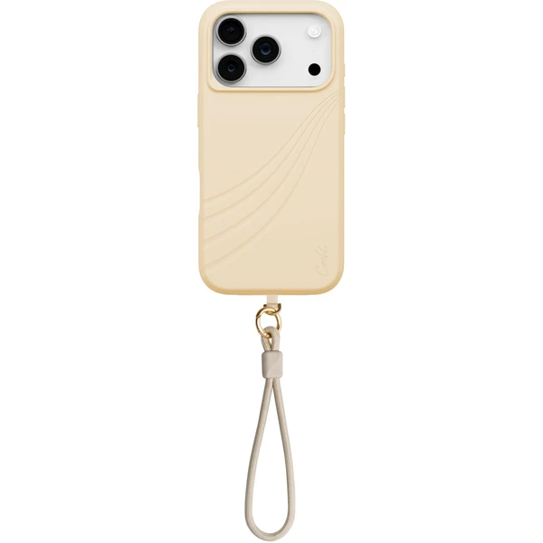 UNIQ Coehl Serina MagSafe kryt s remienkom iPhone 17 Pro Milk Sand - Puzdra - Hlavný obrázok