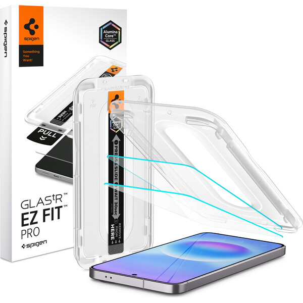 E-shop Spigen Glass tR EZ Fit Pro sklo Samsung Galaxy A57 5G (2 ks)