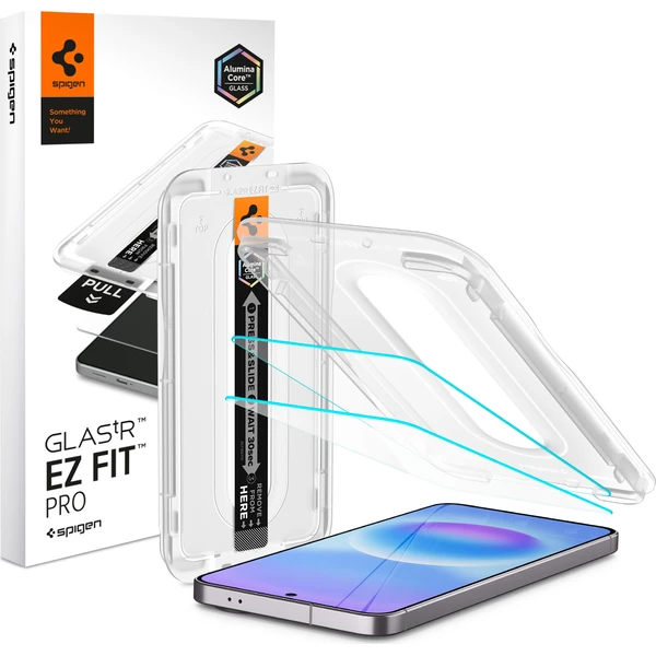 Spigen Glass tR EZ Fit Pro sklo Samsung Galaxy A57 5G (2 ks) - Ochranné fólie a sklo - Hlavný obrázok