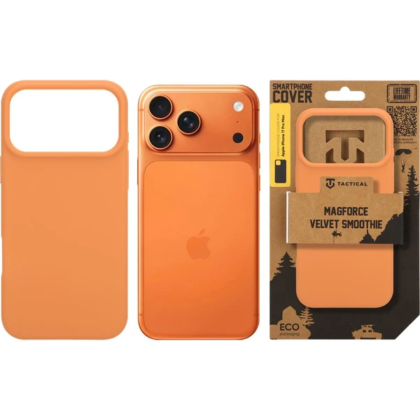Tactical MagForce Velvet Smoothie kryt Apple iPhone 17 Pro Max oranžový - Puzdra - Obrázok b121518e9a52464a90605f6232731d49