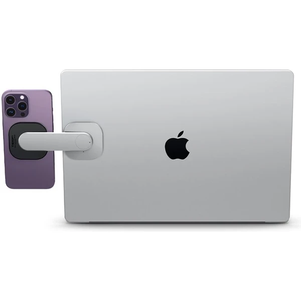 Spigen OneTap Monitor/Laptop Mount S312 nalepovací MagSafe držiak strieborný - Držiaky - Obrázok b126b5ad215e4fe2a918f1de1c7fc6dd