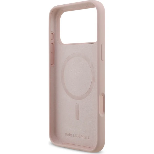Karl Lagerfeld Liquid Silicone Karl and Choupette MagSafe kryt iPhone 18 Pro Max růžový - Puzdra - Obrázok b13b8108559b45a8bde9aeb7548fac12