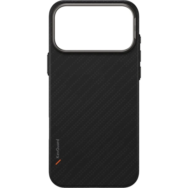 UNIQ Keva Edge MagClick MagSafe kryt iPhone 17 Pro Max Carbon Black - Puzdra - Obrázok b13ef3eca9b84354adc4b3344ef203f8
