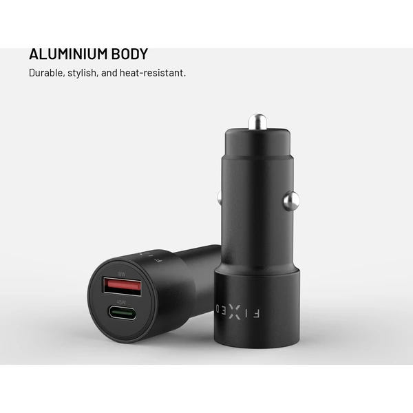 FIXED (63W) autonabíječka s USB-C/USB-A, PD 3.0, černá - Nabíjačky - Obrázok b13ff22df6964d508ae69c31c0687309