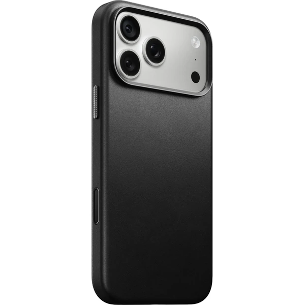 Nomad Traditional Leather MagSafe kožený kryt iPhone 17 Pro Max/18 Pro Max Black - Puzdra - Hlavný obrázok