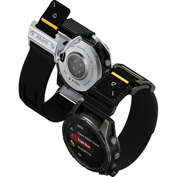 Aulumu C11 Mag-Buckle Slim remienok Garmin Watch (QuickFit 22mm) čierna pracka/čierny remienok - Remienky - Obrázok b179c2984a924a45a1e0b127316bbf95