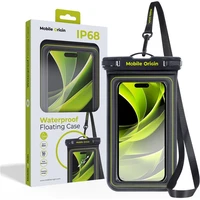 Mobile Origin Waterproof floating case 6,8", black/green - Puzdra