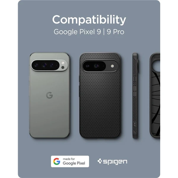 Spigen Liquid Air kryt Google Pixel 9 Pro/Pixel 9 matne čierny - Puzdra - Obrázok b187ebed6aff4b2d97f3395074f51fc0