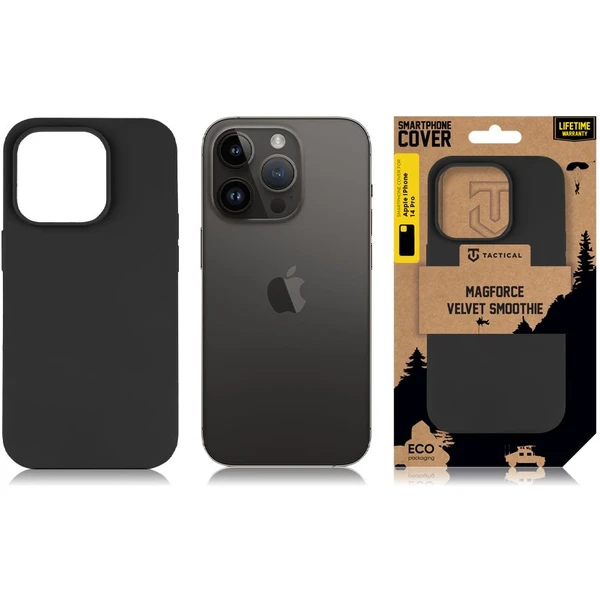Tactical MagForce Velvet Smoothie Kryt pre Apple iPhone 14 Pro Asphalt - Puzdra - Obrázok b1a6e58fb8ef4c1a83f715bb5e93adb4