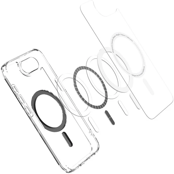 Spigen Ultra Hybrid MagSafe kryt iPhone 17e/16e číry uhlíkový vláknový - Puzdra - Obrázok b1cf3372ef754ab6b58618789bfdf11b