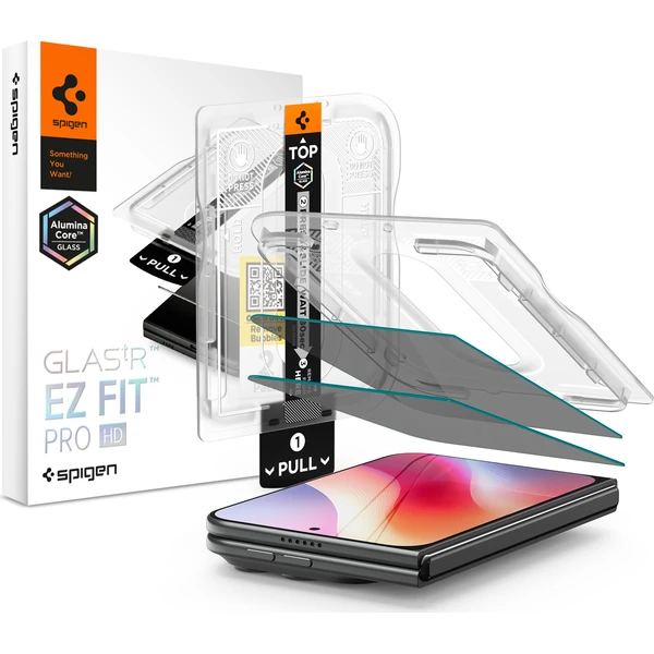 Spigen Glass tR EZ Fit Pro HD (Privacy) 2 Pack tvrdené sklo iPhone 18 Fold - Ochranné fólie a sklo - Hlavný obrázok