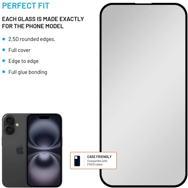 FIXED Privacy Full-Cover tvrdené sklo Apple iPhone 16 čierne - Ochranné fólie a sklo - Obrázok b1dbc8928c894a4096a3093c7d0c8600