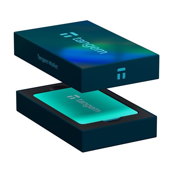 E-shop Tangem Wallet 3-kartová krypto peňaženka Electric Sea (3 ks)