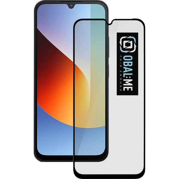 OBAL:ME 5D Tvrzené Sklo pro Xiaomi Redmi A7 Pro černé - Ochranné fólie a sklo - Hlavný obrázok