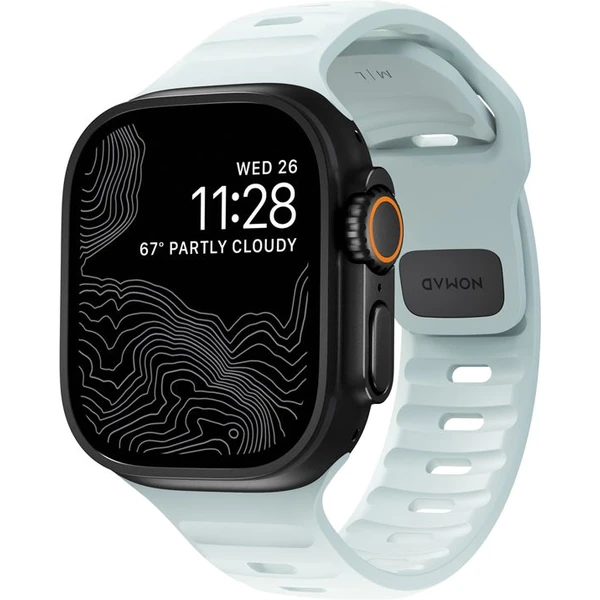 Nomad Sport Strap M/L remienok pre Apple Watch 49/46/45/44/42mm Ice Blue Glow - Remienky - Obrázok b220b89b08e74dcfbe8dad6129ba43f3