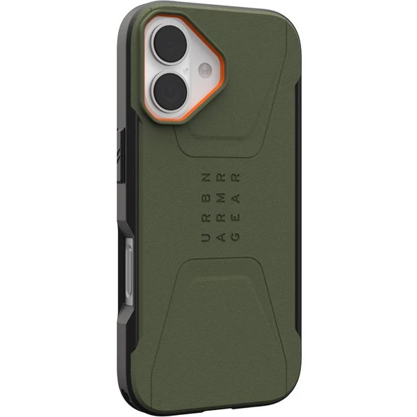 UAG Civilian Magsafe kryt iPhone 17 zelený/oranžový - Puzdra - Obrázok b2745cc318bf422da6f148d9488c56b7