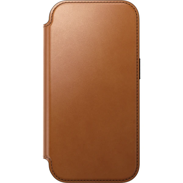 Nomad Modern Leather Folio (Horween) MagSafe kožené puzdro iPhone 18 Pro Saddle - Puzdra - Obrázok b28e9554c92f4b54b82d678bf1143be8