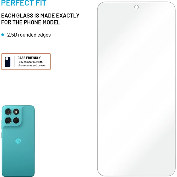 FIXED 2,5D tvrdené sklo Motorola Moto G57 Power, 2ks číre - Ochranné fólie a sklo - Obrázok b29ca451ef2843dabf3722d148d52649