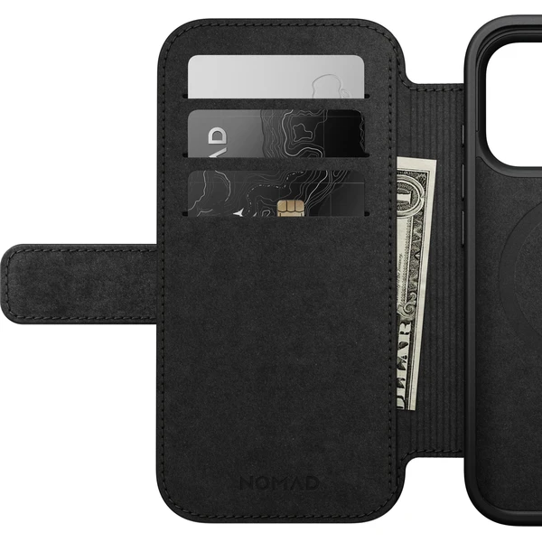 Nomad Modern Leather Folio MagSafe kožené puzdro iPhone 18 Pro Black - Puzdra - Obrázok b2a93046a0d14df3b6fe8aae568206b8