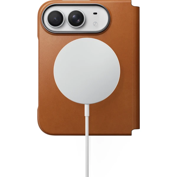Nomad Traditional Leather Folio (Horween) MagSafe kožené puzdro iPhone Duo sedlová hnedá - Puzdra - Obrázok b2b96d246d714a47b7c223346dcf7799