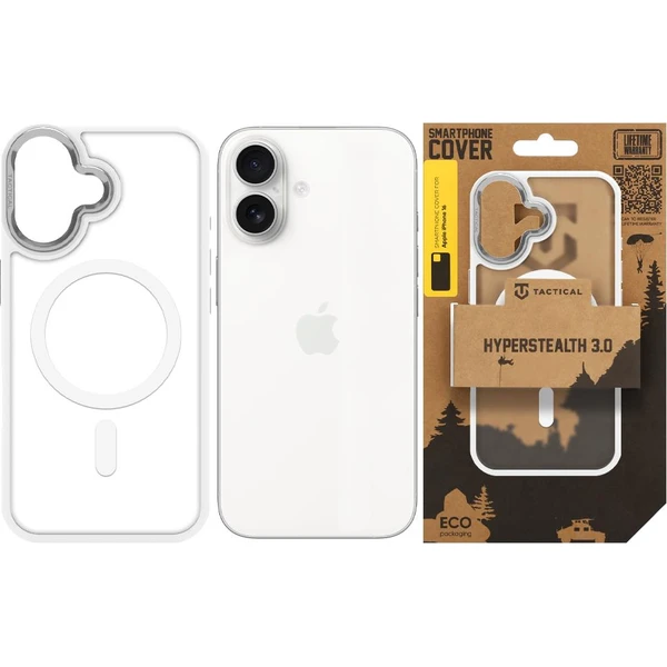 Tactical MagForce Hyperstealth 3.0 Kryt pre Apple iPhone 16 Snow White - Puzdra - Obrázok b2ce26f91cdd43e19bac2c6c9cebd604