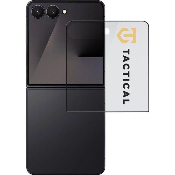 E-shop Tactical Glass Shield 5D sklo (Vonkajšie) pre Samsung Galaxy Z Flip7 čierne