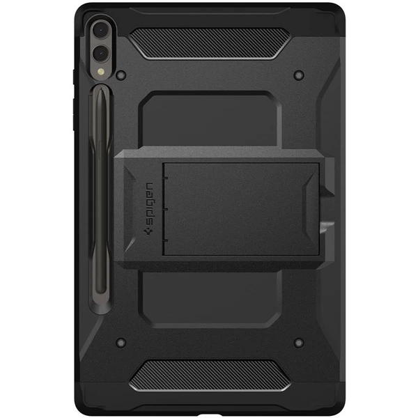 Spigen Tough Armor Pro krytý Samsung Galaxy Tab S10+/S9+ čierny - Puzdra - Obrázok b2d80abe816e4b33a974a789b5634552