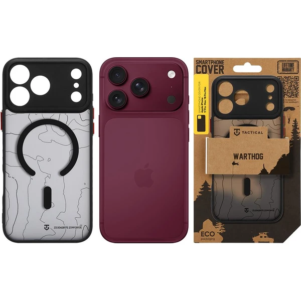 Tactical MagForce Warthog Kryt pre Apple iPhone 17 Pro Max/18 Pro Max Asphalt - Puzdra - Obrázok b30b29a5c6704b58a122487caaebc142