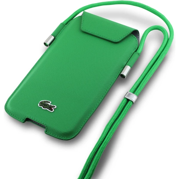 Lacoste PVC Iconic Petit Pique púzdro na telefón XL zelené - Puzdra - Obrázok b31ecdde08494f9598bb530e5fda184f
