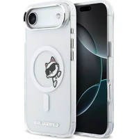 Karl Lagerfeld IML Choupette Peekaboo MagSafe kryt iPhone Air priehľadný - Puzdra