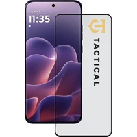 Taktický sklenený štít 5D sklo pre Motorola Edge 70 Fusion čierne - Ochranné fólie a sklo