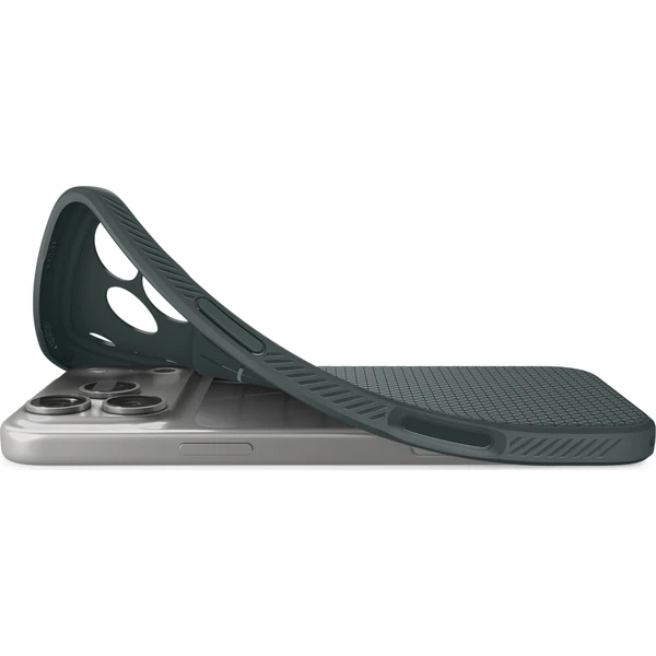 Spigen Liquid Air kryt iPhone 18 Pro/17 Pro abyss green - Puzdra - Obrázok b356bac791014c7da7ba4d754d77166d