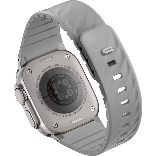 UNIQ Fluo Magnetický remienok pre Apple Watch (49-40mm) Mist Grey - Remienky - Obrázok b3682f01dca547b5b10b695cb5b9f40f