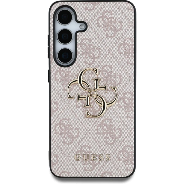 Guess PU 4G Metal Logo kryt Samsung Galaxy S25+ ružový - Puzdra - Obrázok b39dbe938eee4ba5b96162f37bec4494