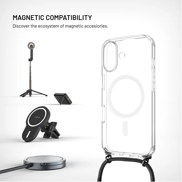 FIXED MagPure Neck kryt s čiernou šnúrkou na krk pre Apple iPhone 17 - Puzdra - Obrázok b3b6ff95f7d848ecb6c1e8d33ef7abe7