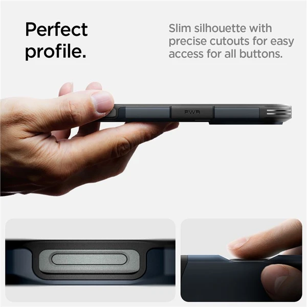 Spigen Tough Armor MagSafe kryt iPhone 16 Pro metal slate - Puzdra - Obrázok b3bd9349da9c45cda70b215fdb19d974