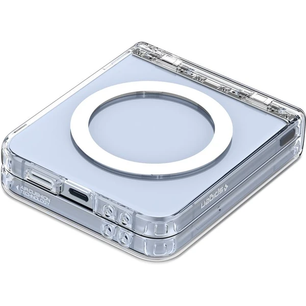 Spigen Ultra Hybrid Pre MagSafe kryt Samsung Galaxy Z Flip7 FE/Flip6 číry/biely - Puzdra - Obrázok b3d58af800fd4dfcb3057912d821cd4a