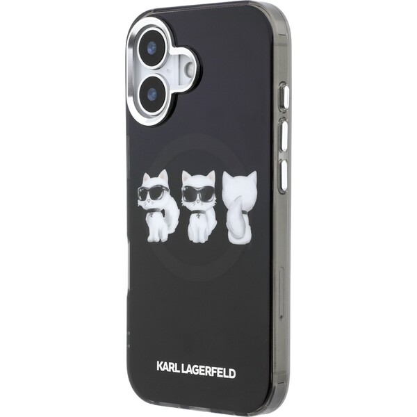 Karl Lagerfeld IML Choupette Trio Watercolor MagSafe kryt iPhone 17 čierny - Puzdra - Obrázok b41ab592d77e46a0912309e6beaffc32