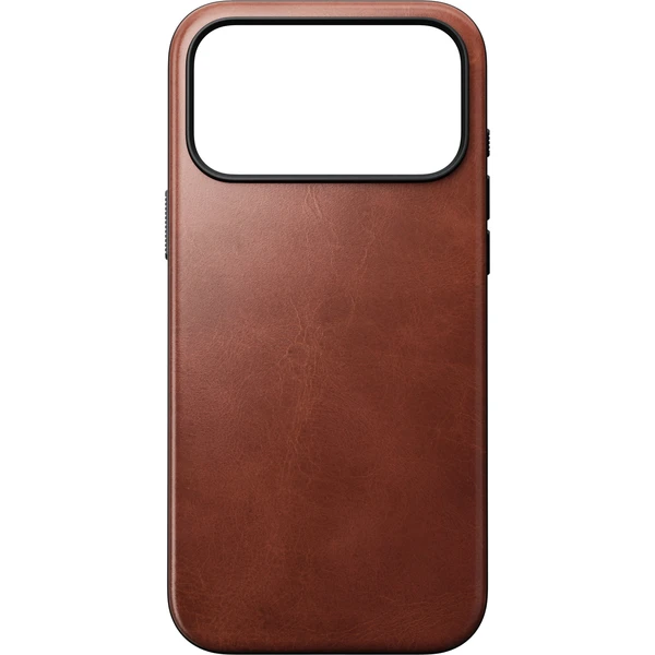 Nomad Modern Leather (Horween) MagSafe kožený kryt iPhone 18 Pro Max Olde Dublin - Puzdra - Obrázok b4777dbb238f4e31b709e028bf2544b5